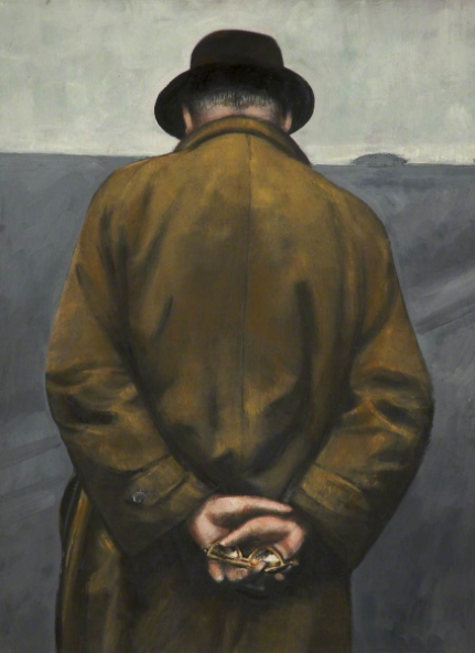 Lowry Walking on Swinton Moss by Harold Riley credit Salford Museum and Art Gallery.jpg